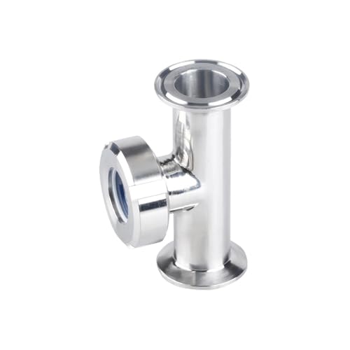 KACOME Sanitary Quick Release tee Sight Glass 304 316L Stainless Steel(OD 89 Chuck 106)