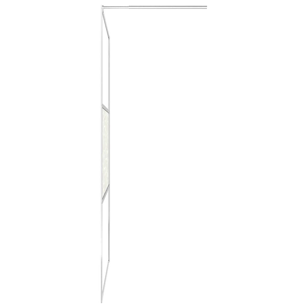 INLIFE Mampara de ducha de cristal templado 80 x 195 cm, 21,59 kg, 146650