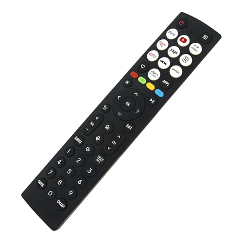 VINABTY ERF2AD36 Replace Voice Remote Control Fit for Hisense Smart TV ERF2AD36H ZDA3240606 With DIS+ PRIME-VIDEO RAKUTEN-TV JOYN DAZN NETFL+ WOW ZATTOD VIDAA-CHANNELS