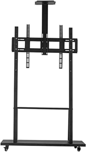 Soporte móvil para TV de piso estable y ajustable miniatura 1