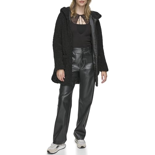 Andrew Marc Women's Seneca Faux Fur Teddy Coat