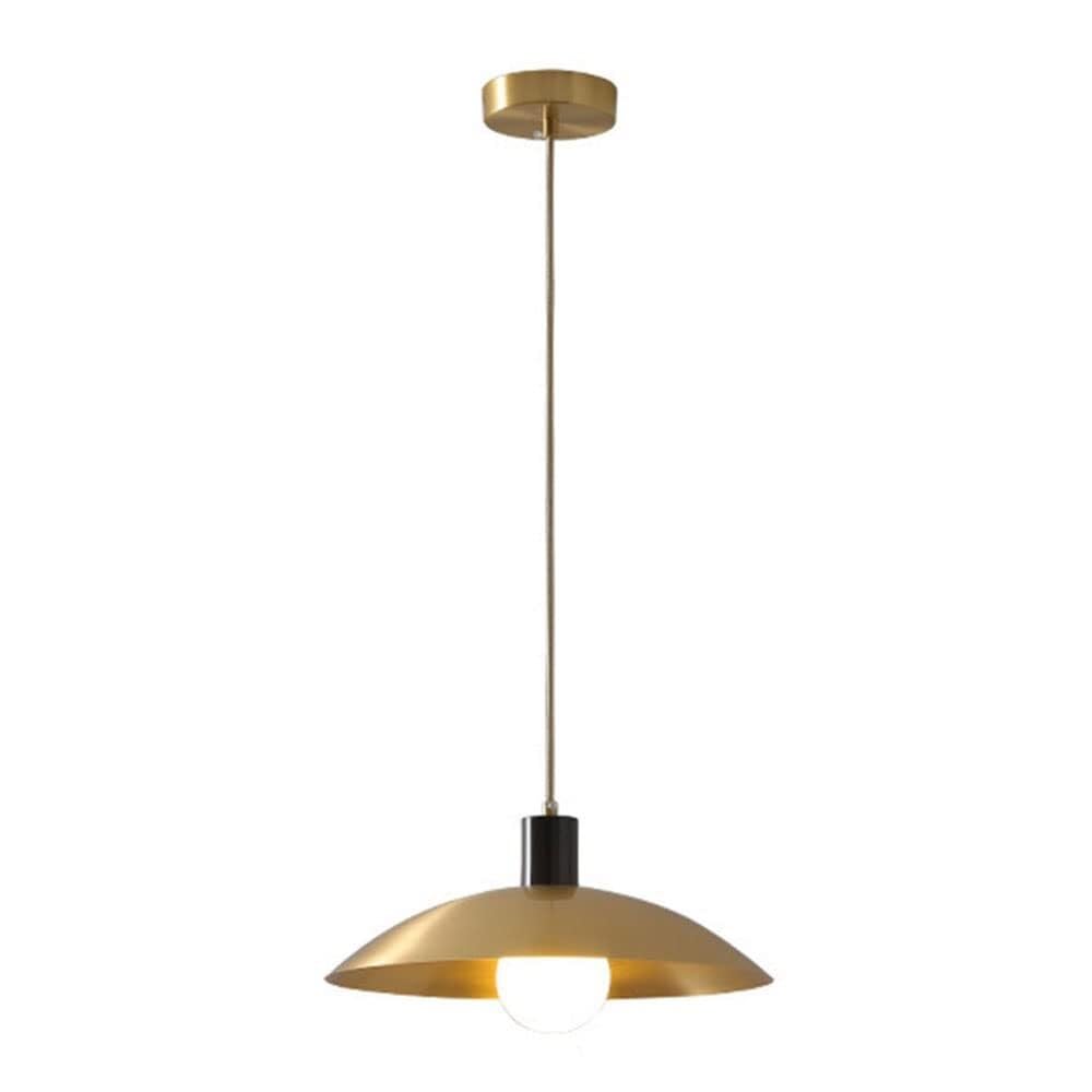 Suspension minimaliste en laiton doré pour une chambre cocooning