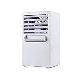 LOHOME Bladeless Fan - Desktop Air Conditioning Fan - Quiet Spray Humidifier Cooler Fan for Summer (White)