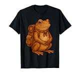 Photo Gallery cute frog backpacker camping escursionista foresta animali escursioni maglietta Photo Gallery cute frog backpacker camping escursionista foresta animali escursioni maglietta