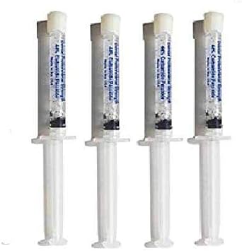 4 Syringes of 10ml Teeth Bleaching Whitening 22% Gel