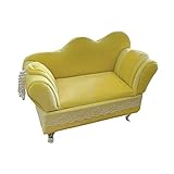 F Fityle Joyero de Europeo, Sofá Amarillo Crema