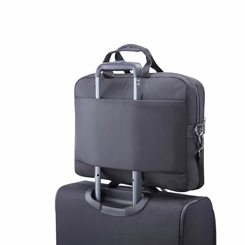 Image of American Tourister Luxe Biz | 14 Ltrs | 1 Compartment | Detachable & Adjustable Strap | Small Briefcase | 1 Year International Warranty | Black