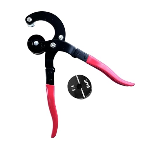 ETUCYNG tubo di rame, piegatrice per tubi in rame, strumento di targeting manuale 4 in 1 per tubi di frenatura auto, tubi in alluminio in acciaio