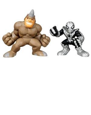 Marvel Super Hero Squad Spider Armor & Rhino