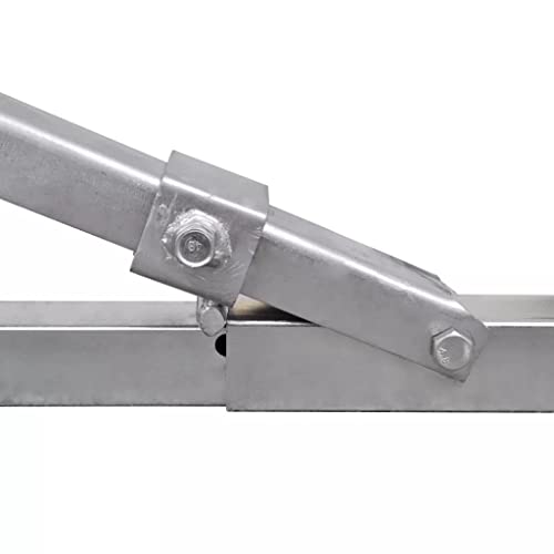 Vidaxl Boat Trailer, Zinc-Coated Steel Boat Trailer With Keel Rollers, Adjustable Boat Trailer Bottom Support Bracket, Boat Trailer Accessory For Boat #TOP6