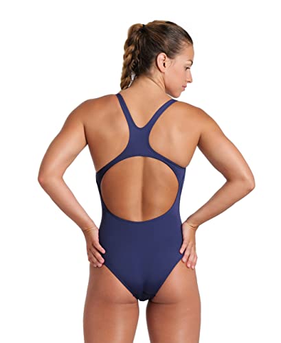 arena Solid Swim Pro Team Women's One-piece Swimsuit, Quick-drying, Sports Swimsuit in arena MaxLife ECO-FABRIC with Maximum Chlorine Resistance and UPF 50+ UV Protection