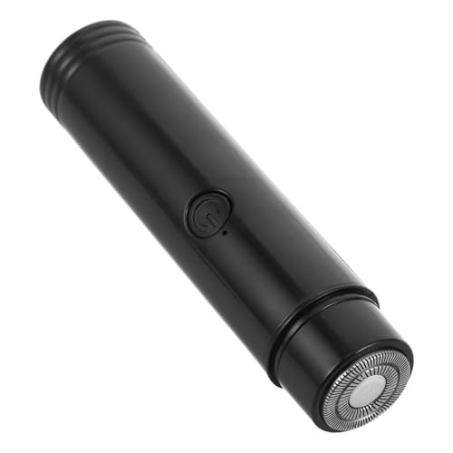 Beavorty Maquinilla De Afeitar Eléctrica De Viaje Para Hombres, Miniafeitadora Portátil Práctica, Maquinilla De Afeitar Eléctrica De Bolsillo USB Recargable Para Depilación Facial Mientras