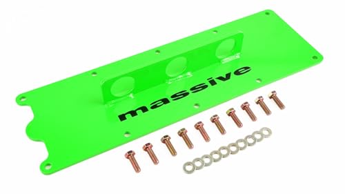 Placa de elevación GM LSX para motores Gen III 4.8 5.3 5.7 6.0 en color verde neón