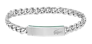 Bracelet Chaîne Homme Lacoste Collection BASELINE Acier Inox & Gravure