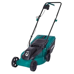 VONROC CortacÃ©sped – 1300W – 32cm de ancho de corte – Caja de cÃ©sped de 30L con indicador de nivel de llenado – Altura de corte ajustable