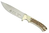 Puma SGB Teton POM Commando Stag Hunting Knife with Leather Sheath