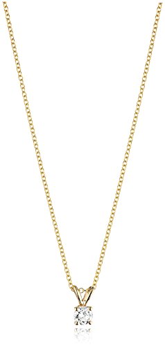 Amazon-Collection-14k-Gold-Adjustable-Prong-Set-Round-Cut-Diamond-Pendant