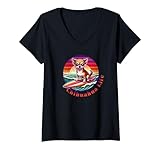 Photo Gallery funny chihuahua dog tee - surfing chihuahua life maglietta con collo a v Photo Gallery funny chihuahua dog tee - surfing chihuahua life maglietta con collo a v
