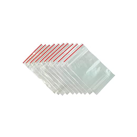 Tryckförseglade påsar, ZIP-påsar Tryckförsegling, Zip Lock-påsar, 1000 stycken (10 x 100 påsar), 100mm x 120mm - transparent
