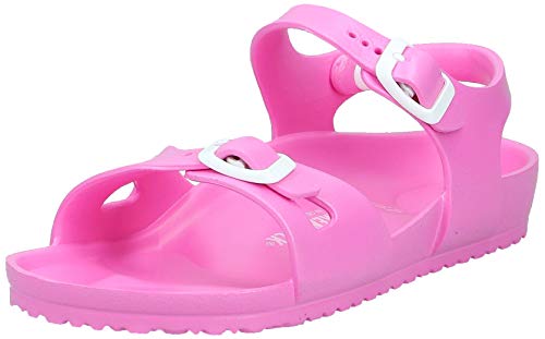 BirkenstockRio EVA - Sandalias de Punta Descubierta Niñas, Color Rosa, Talla 29