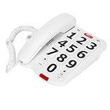 FACILE DA USARE: questo telefono fisso è molto facile da usare e ha le funzioni necessarie progettate per gli anziani. Basta collegare il cavo di alimentazione incluso e funzionerà.