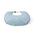 Nuvita 5300 FeedFriend Cuscino Allattamento - Cuscino per Allattare Multiuso Gravidanza & Maternitá - Cuscino Bambini con Microperle – 0% BPA/ftalati – Marchio EU – Prodotto in Italia (Grey Star)
