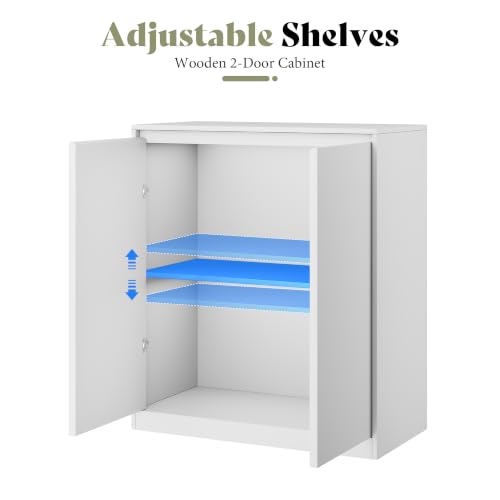 Image of AMERLIFE Modular DIY 2-Door Storage Cabinet, 32 x 16 x 36 Inch