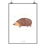 Mr. & Mrs. Panda Poster Igel Herzen DIN A5 - Geschenk, 