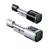 Cerradura inteligente TTlock BLT APP, cilindro con código de perfil europeo, seguridad y protección de huellas dactilares, cerradura europea, tarjeta de mortaja de 13,56 MHz(Dust Box+8 Filter,A50-B50)