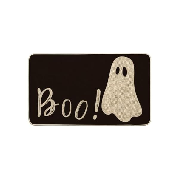   Artoid-Mode-Ghost-Boo-Decorative-Doormat-Seasonal-Fall-Halloween-Holiday-Low-Profile-Floor-Mat-Switch-Mat-for-Indoor-Outdoor-17-x-29-Inch
