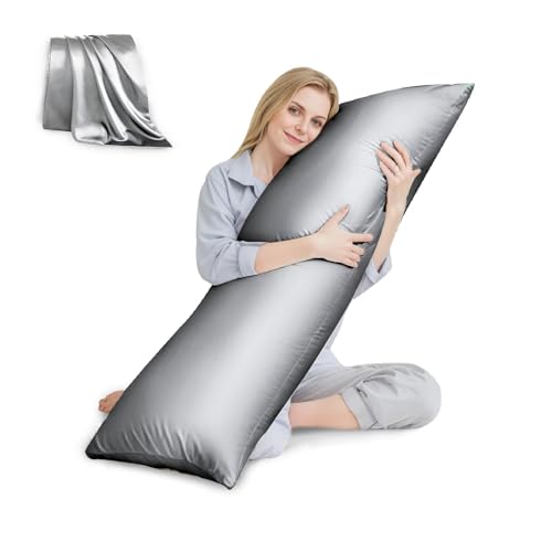 Body Pillow with Satin Cover 20x54 by HUXMEYSON