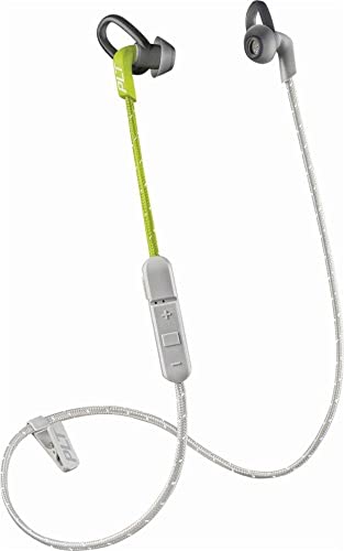 Plantronics BackBeat FIT 300 Sweatproof Sport Earbuds, Wireless Headphones, Grey/Lime