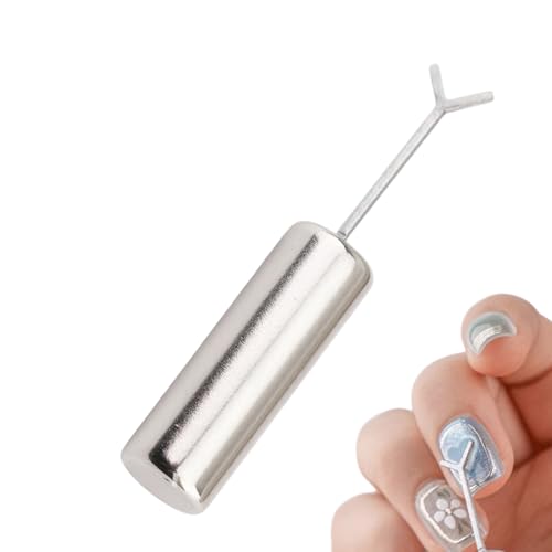 Imán de uñas, arte de uñas, 8 x 6 x 1 cm, Strong Magnetic Pull, diseño ligero compacto, accesorios para salón práctica, diseños creativos de manicure Styling Effects