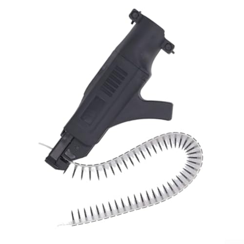 Kit de clavado automático adaptador de tornillo de cadena con longitud ajustable para una instalación eficiente de gabinete y techo utilizando 47 ejes de taladro de 50 mm