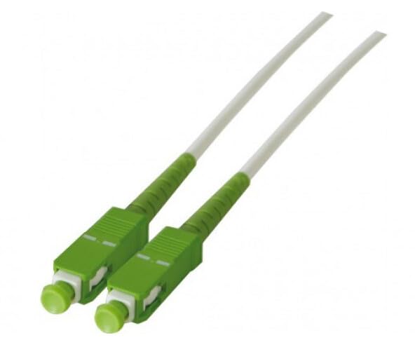 Câble Fibre Optique Orange SFR Bouygues 10m - SC/APC Vers SC/APC - Rallonge Haut Débit Stable