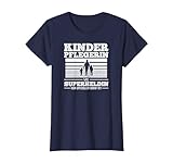 Damen Kinderpflegerin Superheldin Ich Bin Kinderpflegerin T-Shirt
