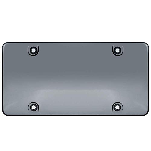 2 pcs License Plates Shields/Cover Tinted Clear Smoked Design, Unbreakable Fits All Standard 6x12 Inches Novelty/License Plates.Protect Your Front & Back License Plates. Includ Screws - Thumbnail 4