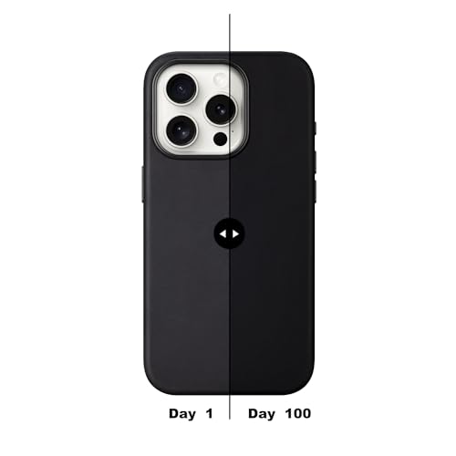 maogoam for iPhone 15 Pro Case Leather, Genuine Crazy Horse Leather Case for iPhone 15 Pro,Compatible with MagSafe - Image 4