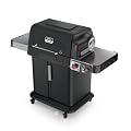 Ninja FlexFlame Grill and Smoker | Electric and Propane Grill, Roaster, BBQ Grill | 5-in-1 Cooking System | 3 Burner | Digital Control | Outdoor Cooking, Griddle, Pizza Maker | Black | PG301BK