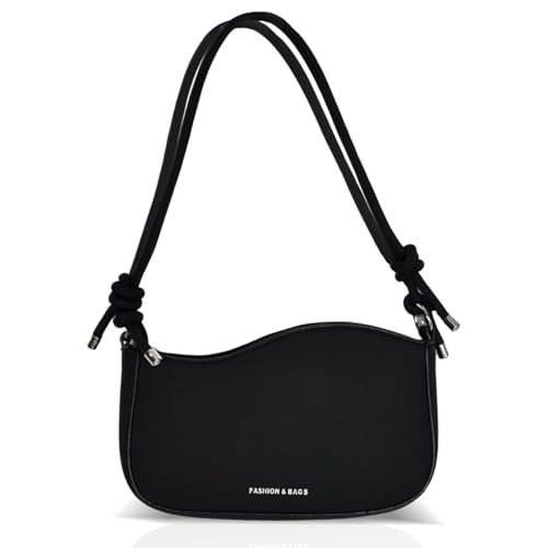 3. Design con Tracolla Annodata: Le tracolle staccabili della borsa sono legate tra loro con connettori metallici tramite nodi, consentendo di regolare il nodo e la lunghezza a piacere.