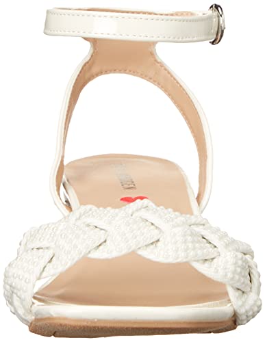 Steve Madden Girls Shoes Girls Oppal Heeled Sandal, White, 2 Little Kid #TOP1