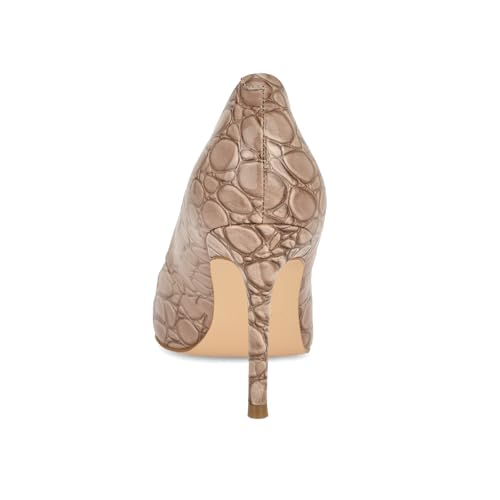 Image of Nine West Women's Fresh Pump, Light Natural Croco Patent 113, 5