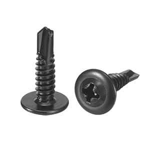 Sourcing Map 100 Stück Kreuzschlitz-Blechschrauben