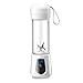 420ml. Usb. Sokowirówka elektryczna Six-Nóż Smoothie Blender Cup LCD Blender przenośne blendery Sprzęt kuchenny Procesor żywnościowy (Color : White, Size : One Size)