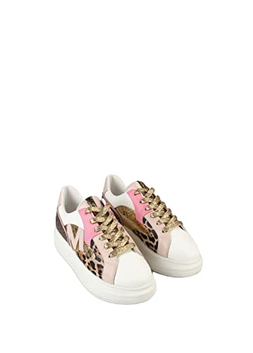 LOLA CASADEMUNT Bamba Piel Multi Patch Leopardo Modelo 32330002 (Numeric_39)