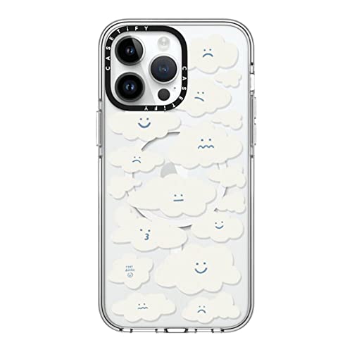 CASETiFY NA iPhone 14 Pro Max P[X [΂݂ɂf/2m̗NA/MagSafe ɑΉ] - Cute Clouds by eggsdoodz
