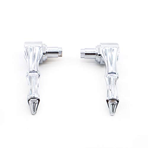 Manillas de Cerradura de Alforja GUAIMI Chrome Compatibles con Harley Electra Glides, Road Glides, Road Kings y Street Glides 2014-2019 (excepto FLHXSE y FLTRXSE) - Dedo Medio Esqueleto miniatura 7