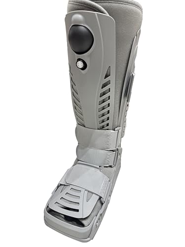 Image of MOTION CAT Walker Boot - Long Length | Size - Medium | Orthopedic Walker Boot for Ankle & Foot Fracture Support | Color - Gray