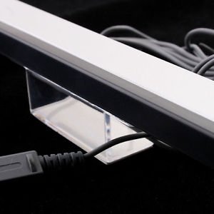 Kingzer New Wired Remote Sensor Bar Infrared Ray Inductor For Nintendo Wii Silver