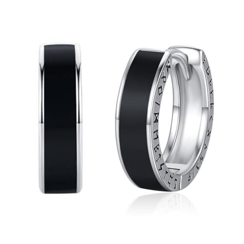 Joyas irlandesas con pendientes para hombre y mujer en plata de ley y aros vikingos